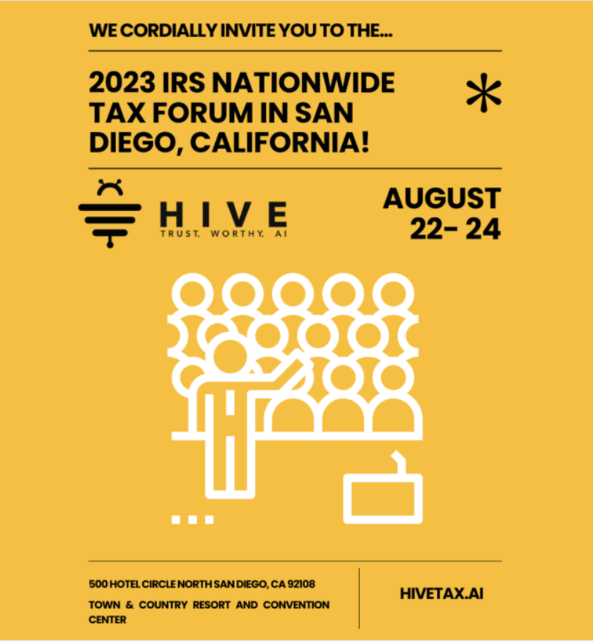 We cordially invite you to the 2023 IRS Nationwide Tax Forum in San Diego, California August 22-24