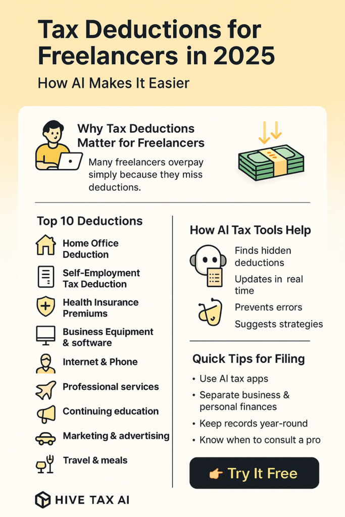 The Ultimate Guide to Tax Deductions for Freelancers in 2025