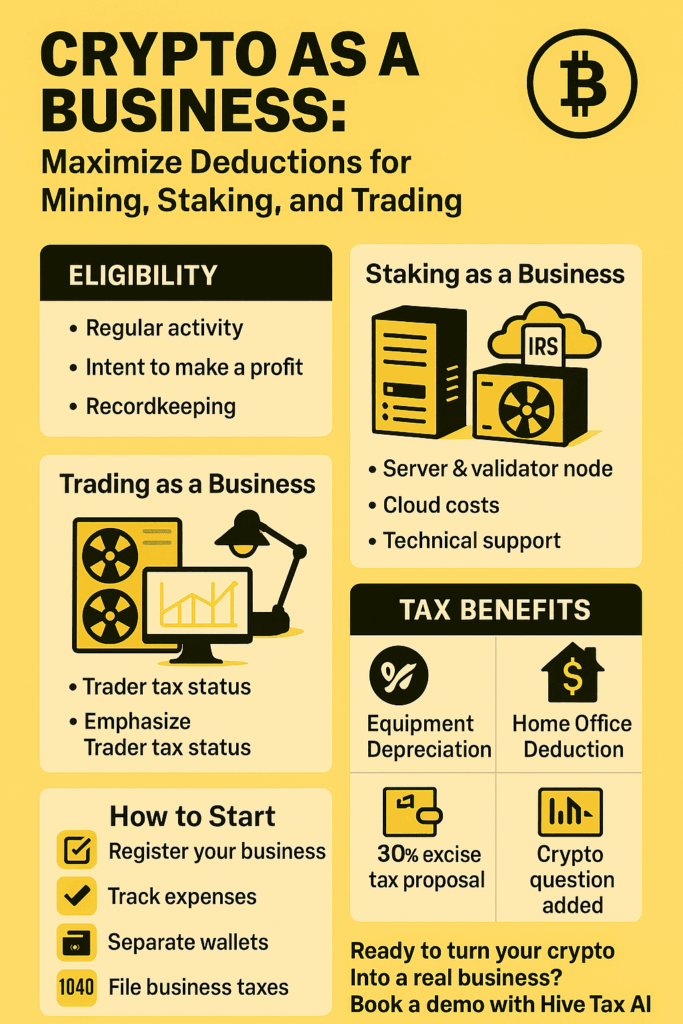 Running Crypto Operations as a Business