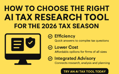 How to Choose the Right AI Tax Research Tool for the 2026 Tax Season