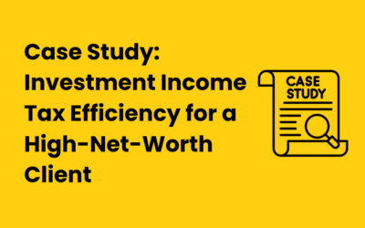 Case Study: How a Financial Professional Uses Hive Tax Planning to Improve Investment-Income Tax Efficiency for a HNW Client